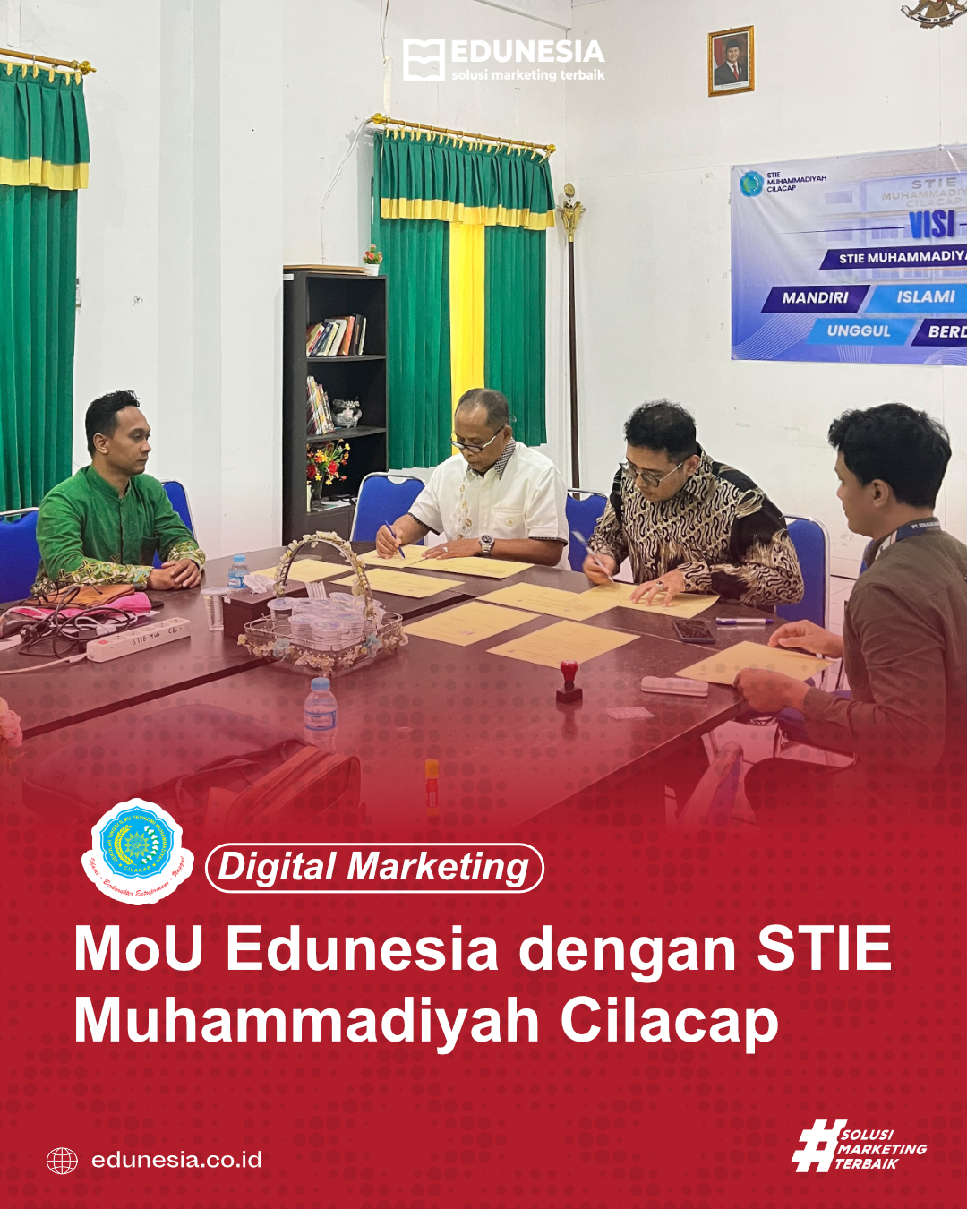 MoU Edunesia dengan STIE Muhammadiyah Cilacap