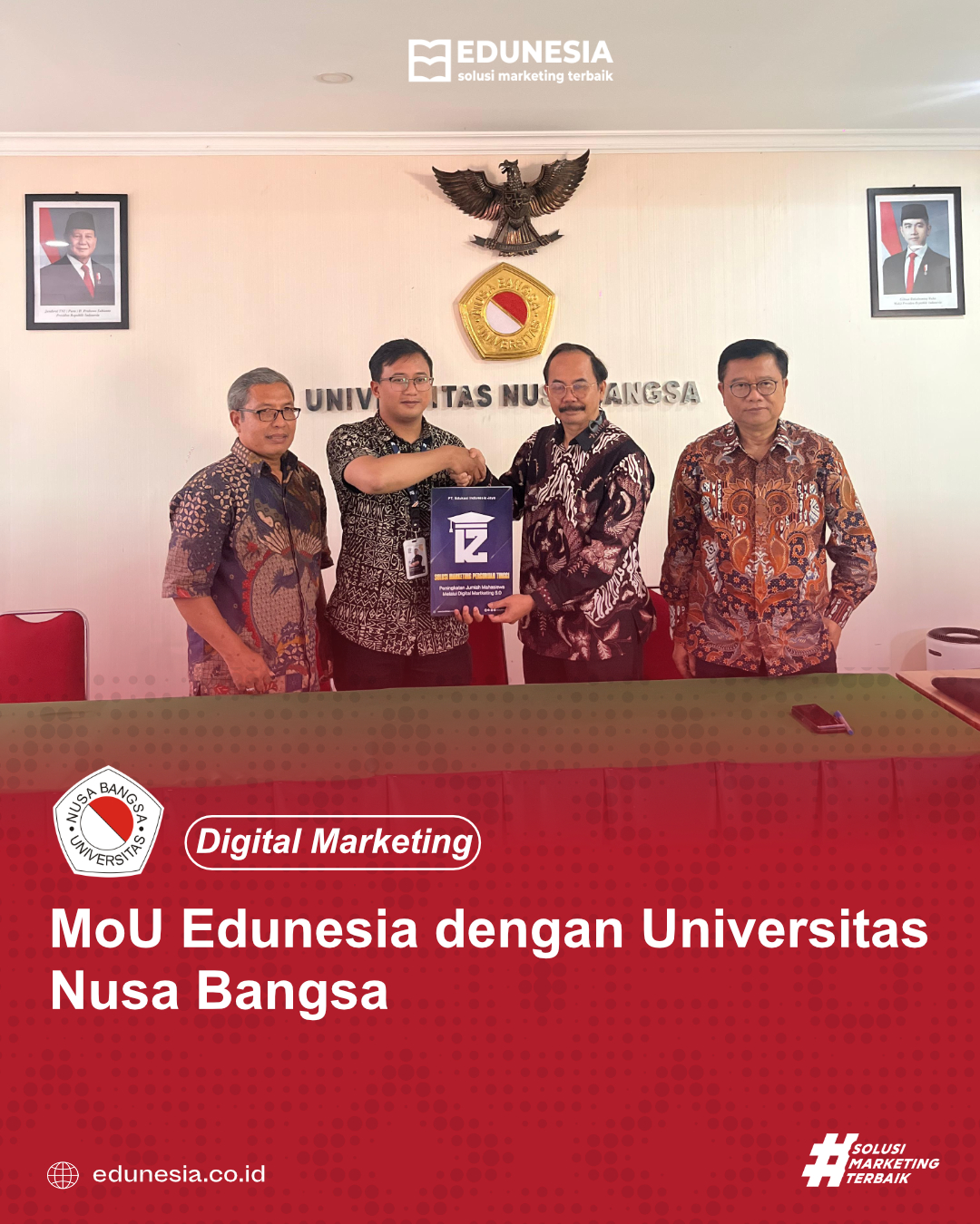 MoU Edunesia dengan Universitas Nusa Bangsa